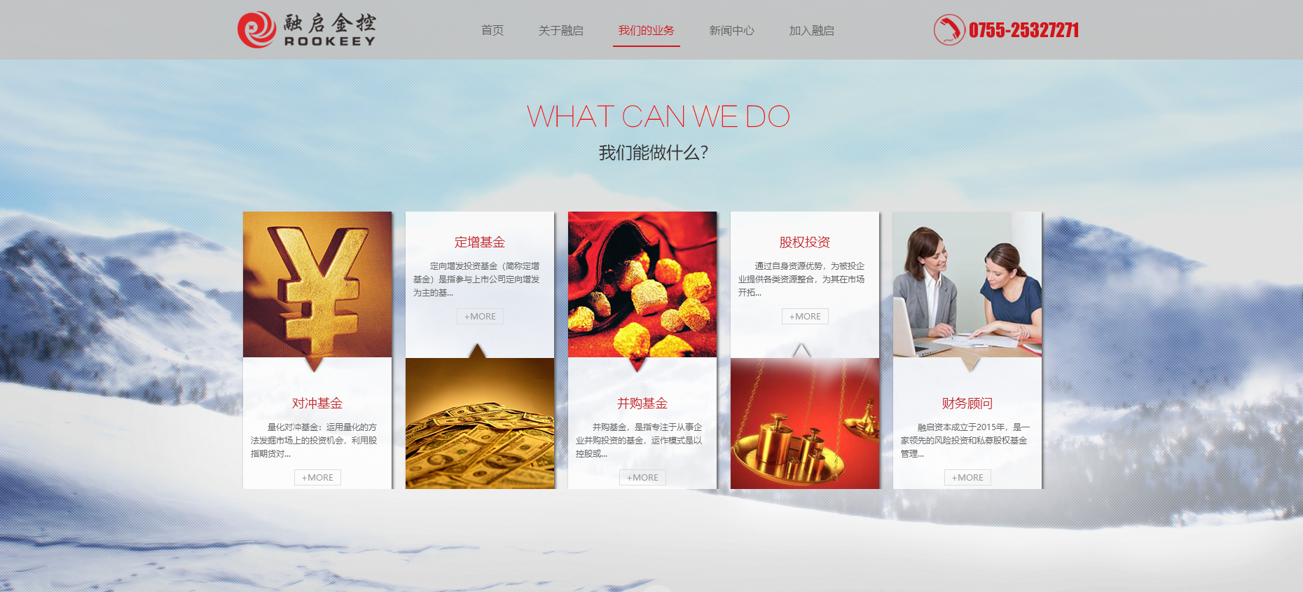 金融投资公司模板